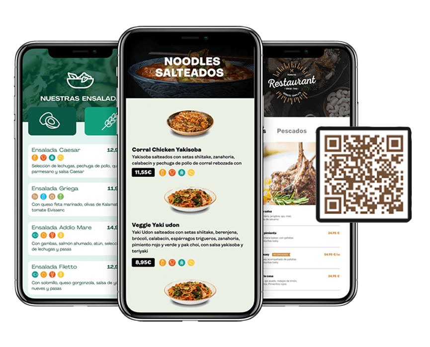 Diseño de Menú QR para gastronómicos